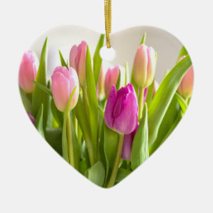 Tulpen Keramik Ornament