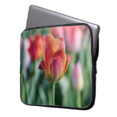 Tulpen-Laptop-Hülle hervorheben Laptopschutzhülle (Vorderseite Links)