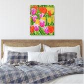 Tulpen leinwanddruck (Insitu (Schlafzimmer))