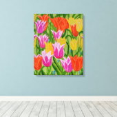 Tulpen leinwanddruck (Insitu (Holzboden))