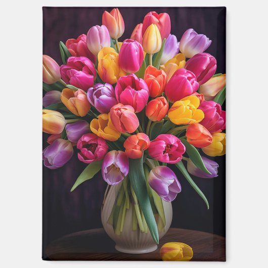 Tulpen Magnet (Vorderseite)