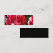 Tulpen Mini Visitenkarte (Vorne/Hinten)