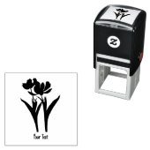 Tulpen mit Text Permastempel (Beispiel)