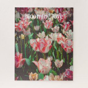 Tulpen mit Vintagem Rosa Puzzle