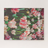 Tulpen mit Vintagem Rosa Puzzle (Horizontal)