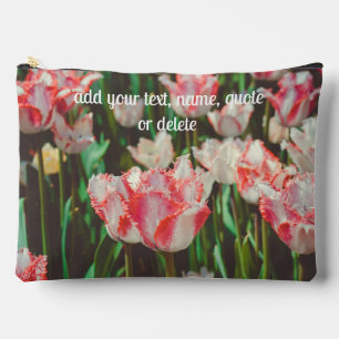 Tulpen mit Vintagem Rosa Zubehörtasche