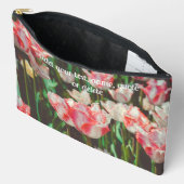 Tulpen mit Vintagem Rosa Zubehörtasche (Offen)