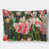 Tulpen mit Vintagem Rosa Zubehörtasche (Rückseite)