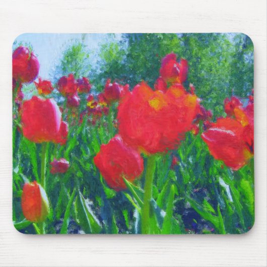 Tulpen Mousepad (Vorne)