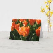 Tulpen NoteCard Karte (Gelbe Blume)