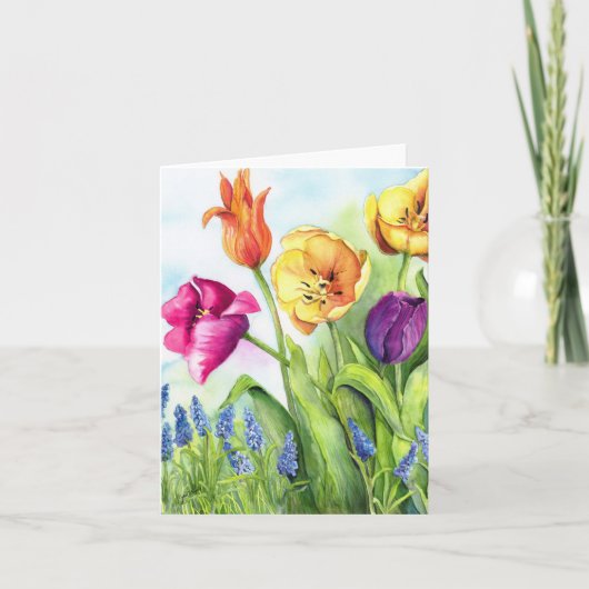 Tulpen notecards karte (Vorderseite)