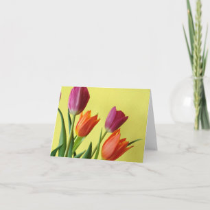 Tulpen Notizkarte Karte