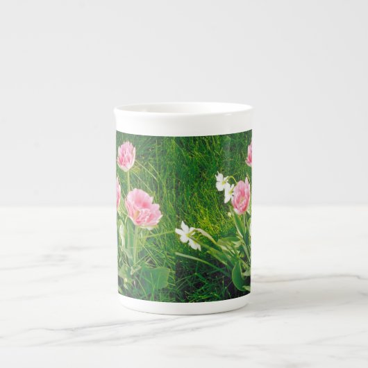 Tulpen Porzellantasse (Vorderseite)