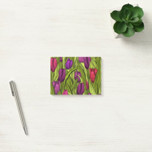 Tulpen Post-it Klebezettel (Büro)