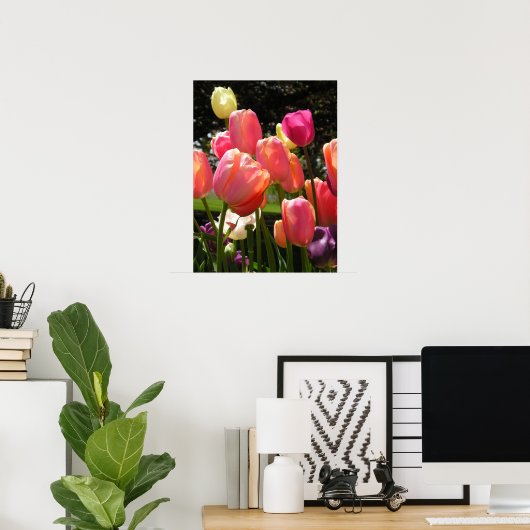 Tulpen Poster (Heimbüro)