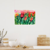 Tulpen Poster (Küche)
