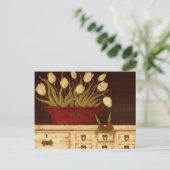 Tulpen Postkarte (Stehend Vorderseite)