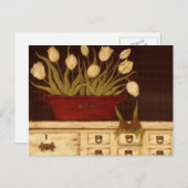 Tulpen Postkarte (Vorne/Hinten)