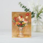 Tulpen, Renoir Postkarte (Stehend Vorderseite)