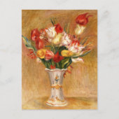 Tulpen, Renoir Postkarte (Vorderseite)