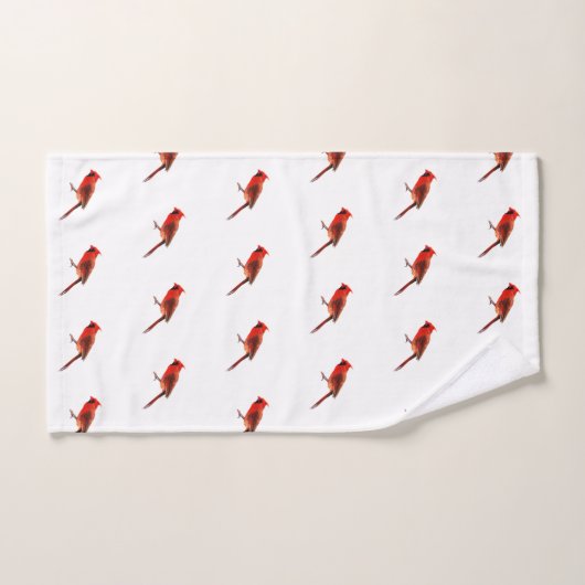 Tulpen Rot Badhandtuch Set (Handtuch)