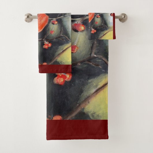 Tulpen Rot Badhandtuch Set (Insitu)