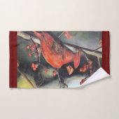 Tulpen Rot Badhandtuch Set (Handtuch)