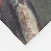 Tulpen Rot Fleecedecke (Ecke)