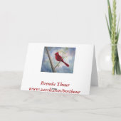 Tulpen Rot Karte (Rückseite)