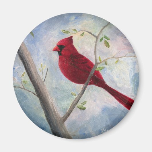 Tulpen Rot Magnet (Vorne)