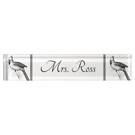 Tulpen Rot Namensplakette (Vorderseite)