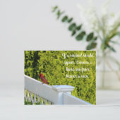 Tulpen Rot Postkarte (Stehend Vorderseite)