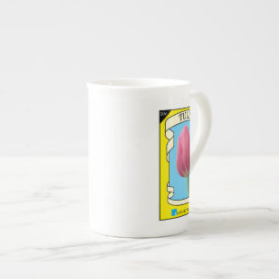 Tulpen-Samenpackung-Tasse Porzellantasse