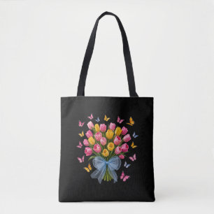 Tulpen & Schmetterlinge-Tasche Tasche