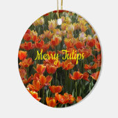 Tulpen-Schmuck Keramik Ornament (Links)