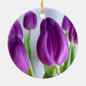 Tulpen-Schmuck Keramik Ornament (Hinten)