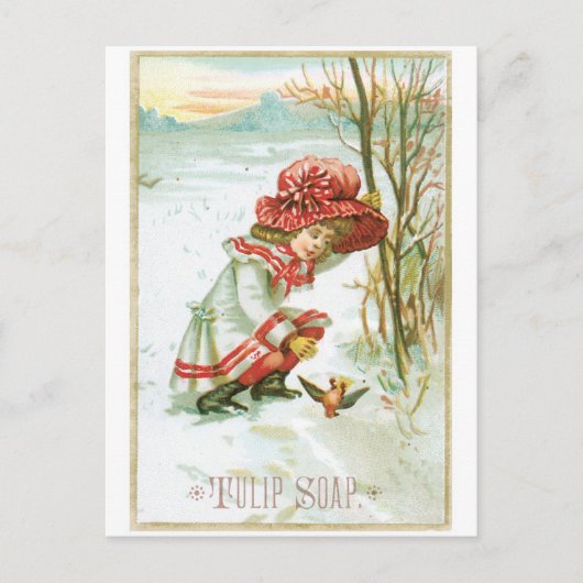 Tulpen-Seifen Postkarte (Vorderseite)
