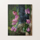 Tulpen Stillleben Puzzle (Vertikal)