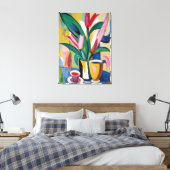 Tulpen-Tempel Paneel #3 Leinwanddruck (Insitu (Schlafzimmer))