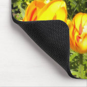 Tulpen und Bäume Mousepad (Ecke)