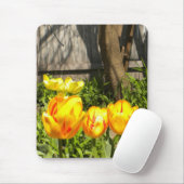 Tulpen und Bäume Mousepad (Mit Mouse)