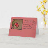 Tulpen und Biokarten Karte (Gelbe Blume)