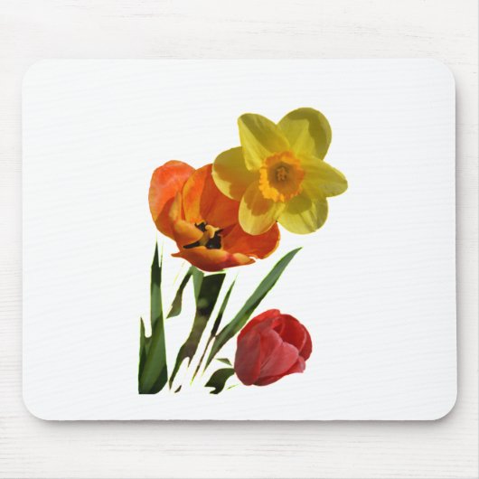 Tulpen und Blume Mousepad (Vorne)