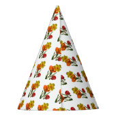 Tulpen und Blume Partyhütchen (Rückseite)