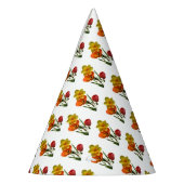 Tulpen und Blume Partyhütchen (Links)