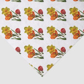 Tulpen und Blume Seidenpapier (Ausschnitt)