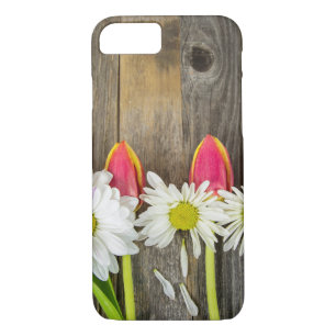 Tulpen und Holz Case-Mate iPhone Hülle