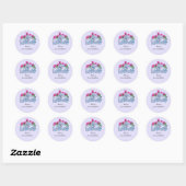 Tulpen und Hortensien Danke Sticker (Blatt)