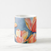 Tulpen und Monarchfalter Kaffeetasse (Mittel)