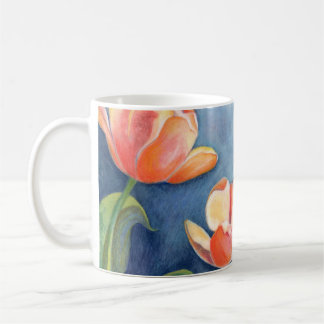 Tulpen und Monarchfalter Kaffeetasse
